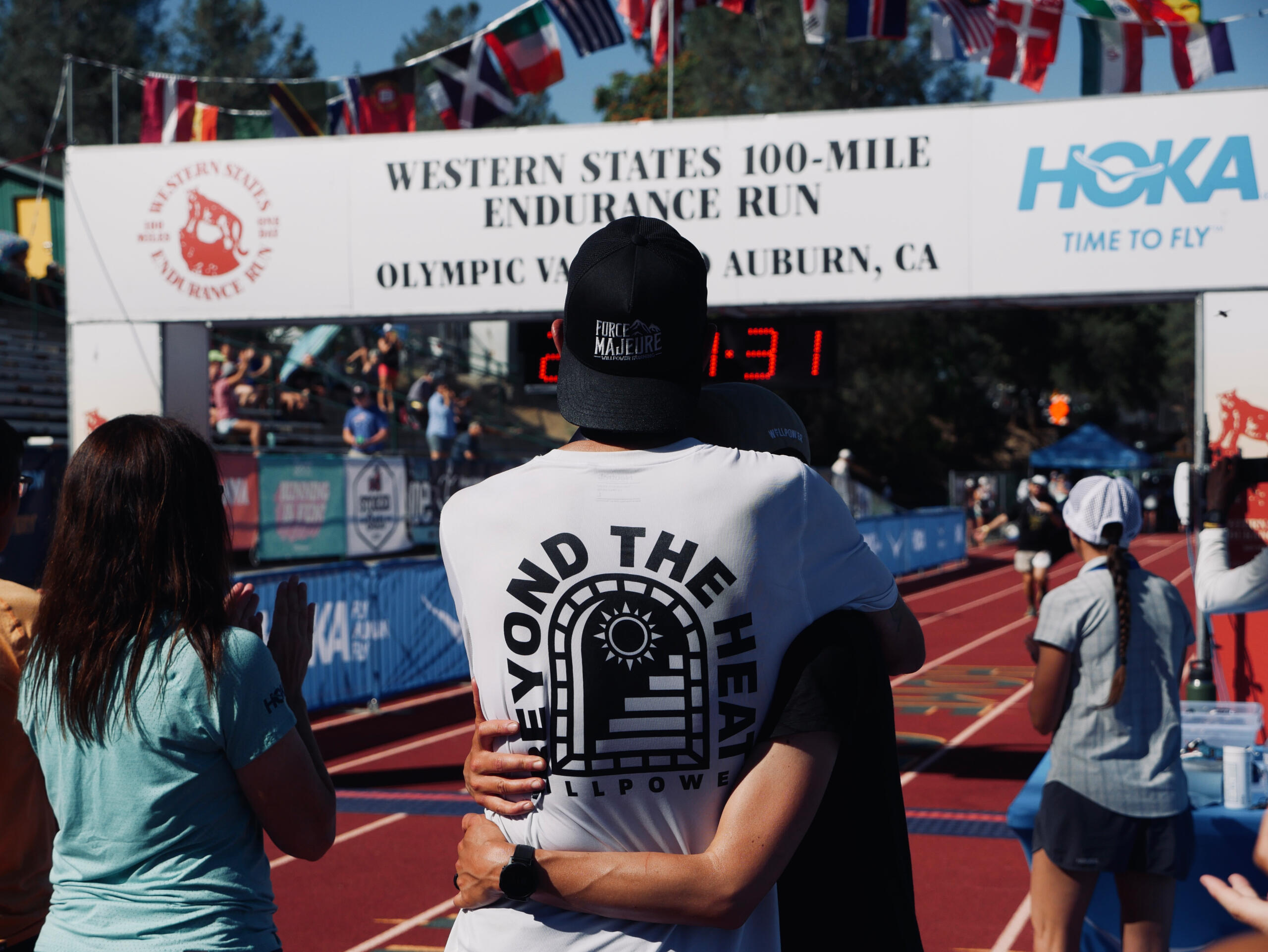 Finish Line Photo of the Western States Endurance Run